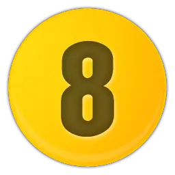 number 8 PNG