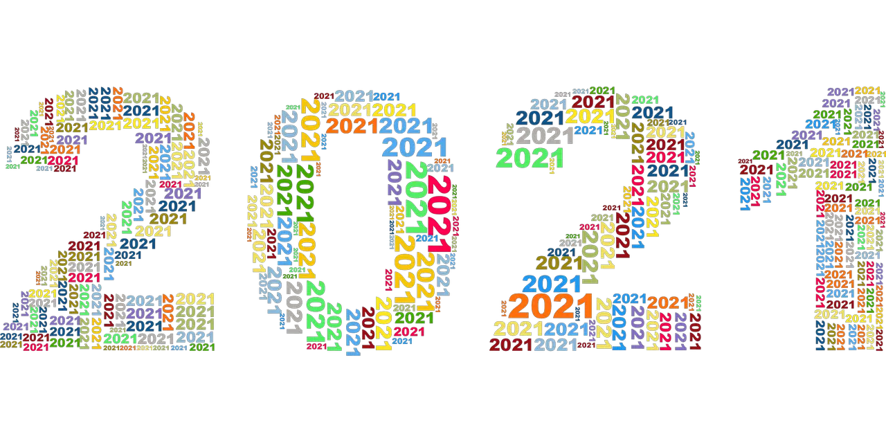 Calendar 2021 year PNG