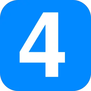 Number 4 PNG