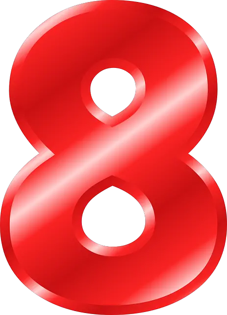 number 8 PNG