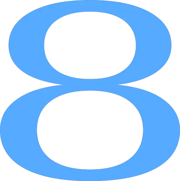 number 8 PNG