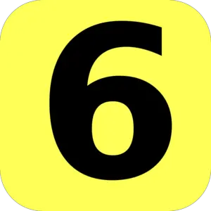 Number 6 PNG