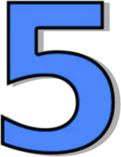 Number 5 PNG