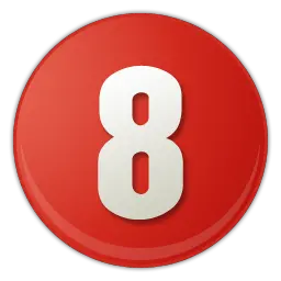 number 8 PNG