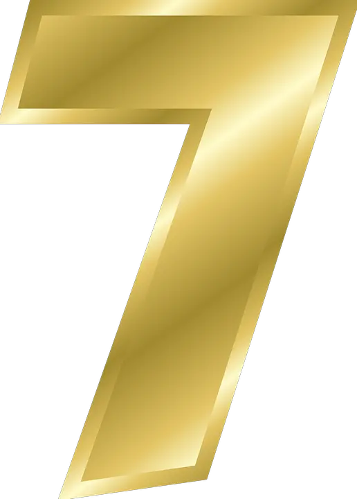 number 7 PNG