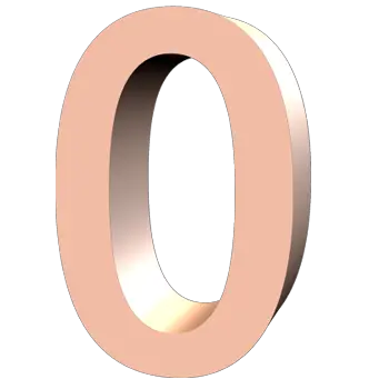 number 0 PNG