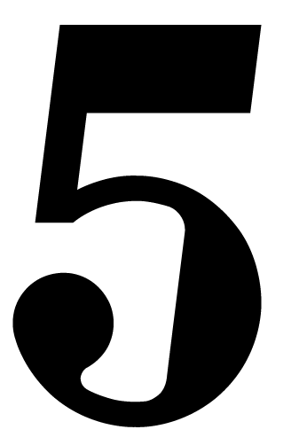 Number 5 PNG
