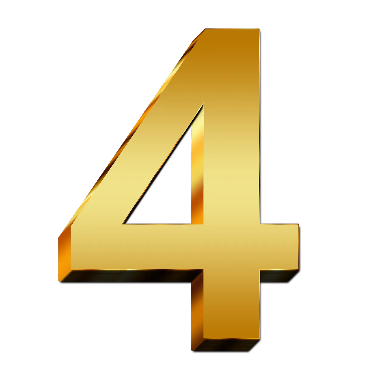 Number 4 PNG