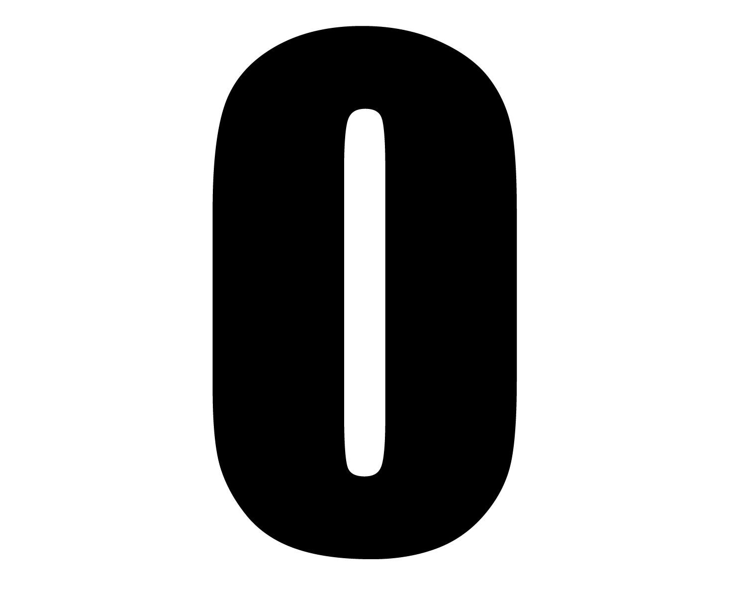 number 0 PNG