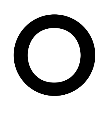 black number 0 PNG image