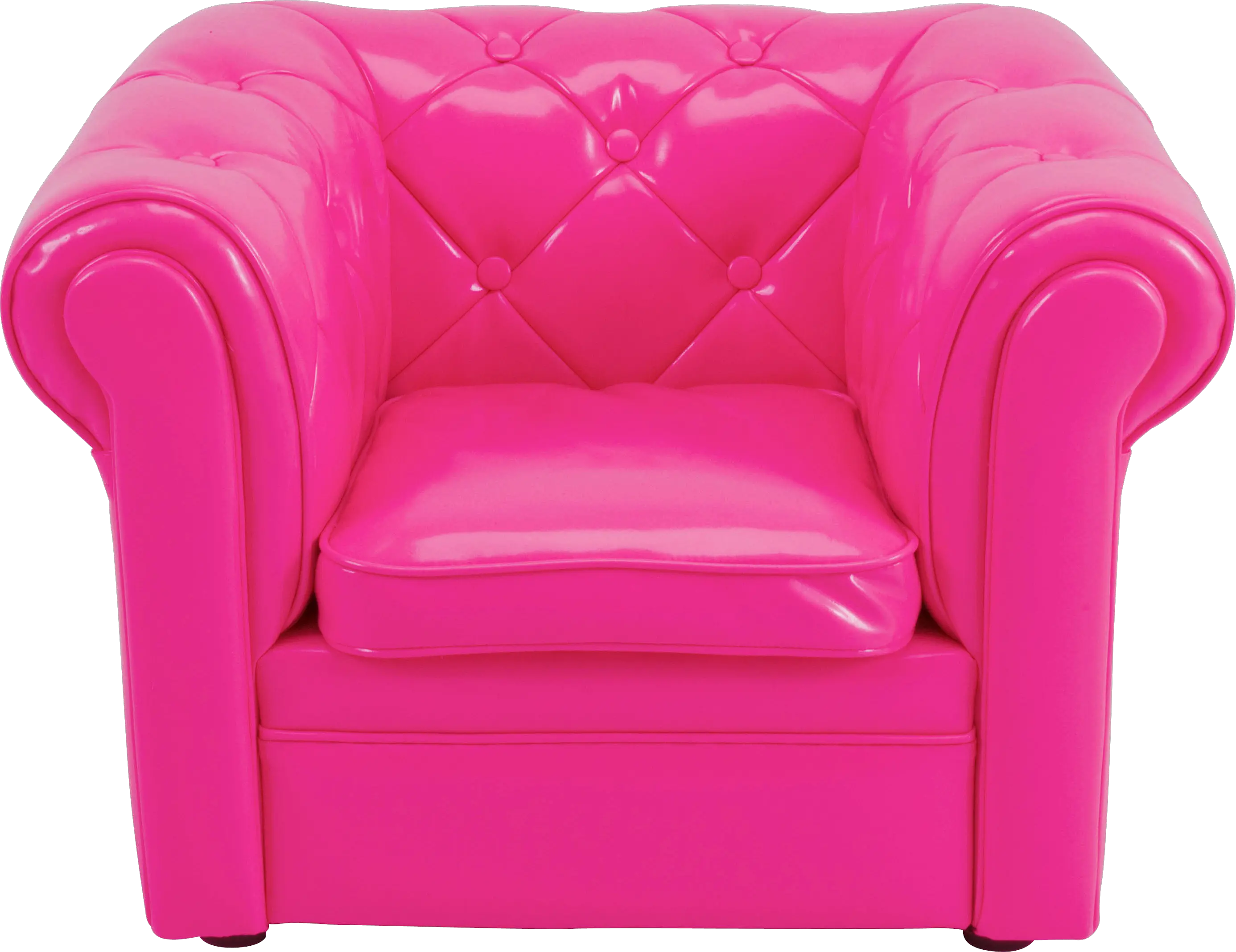 Pink armchair PNG image