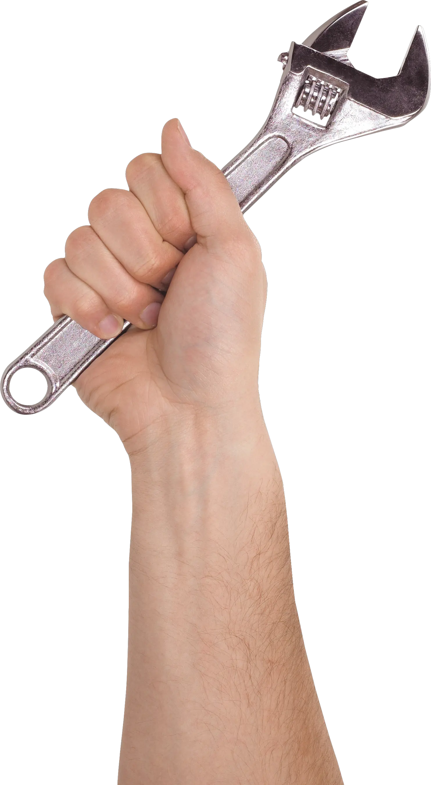 Wrench in hand PNG