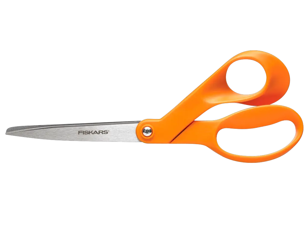Orange scissors PNG image download