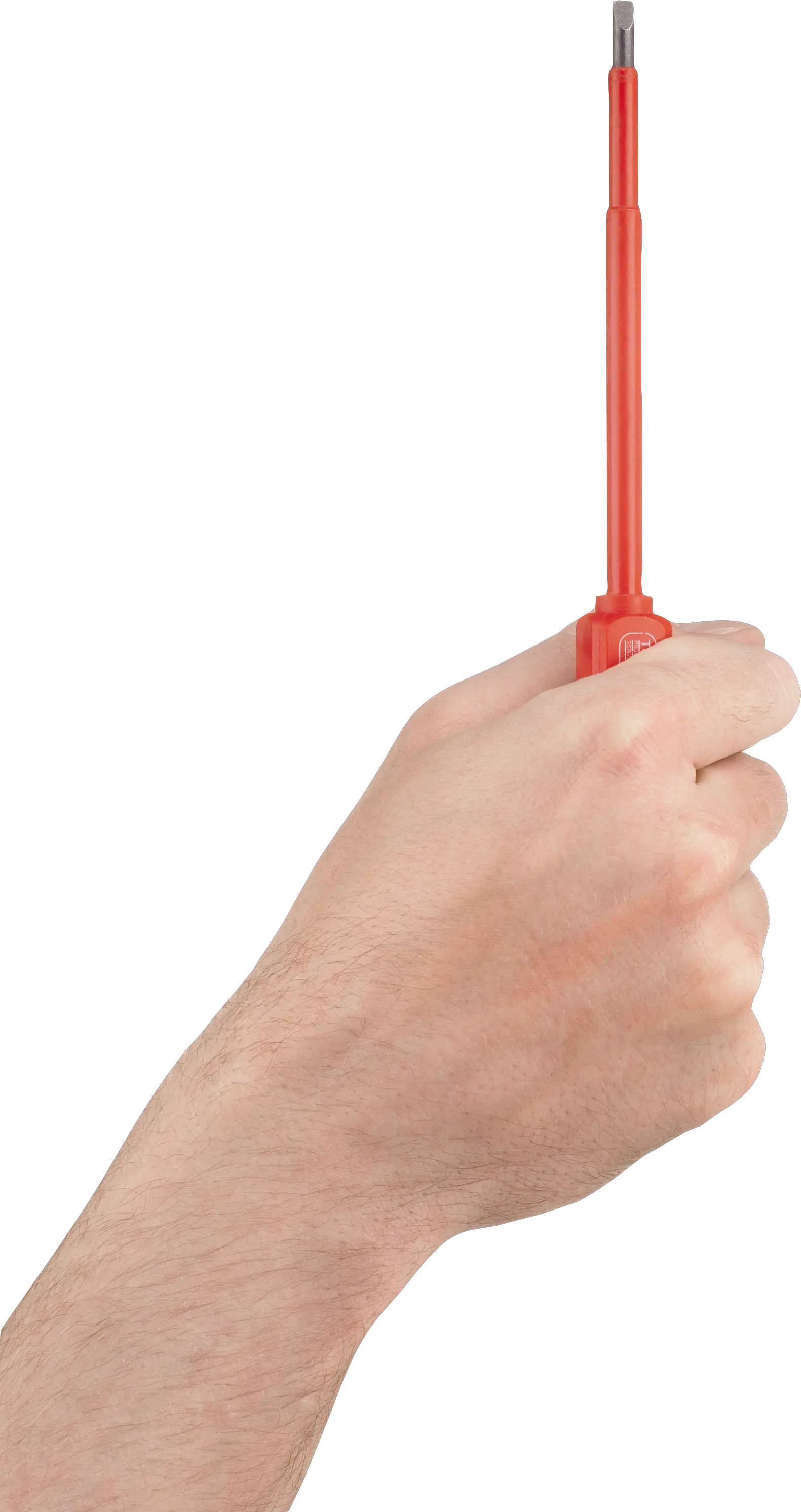 Screwdriver in hand PNG image