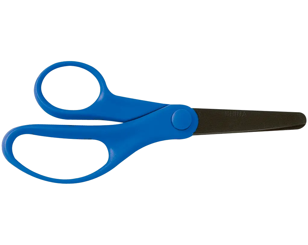 Blue scissors PNG image download