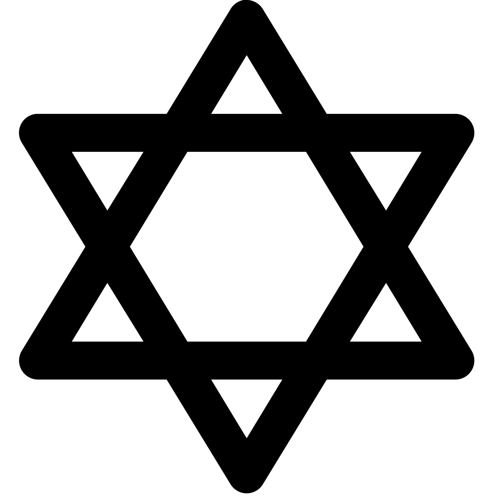 Magen David PNG Jewish star PNG