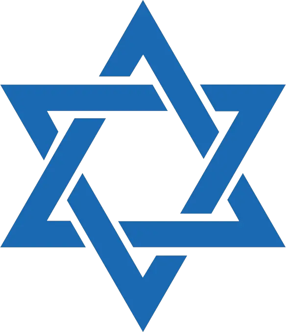 Magen David PNG Jewish star PNG