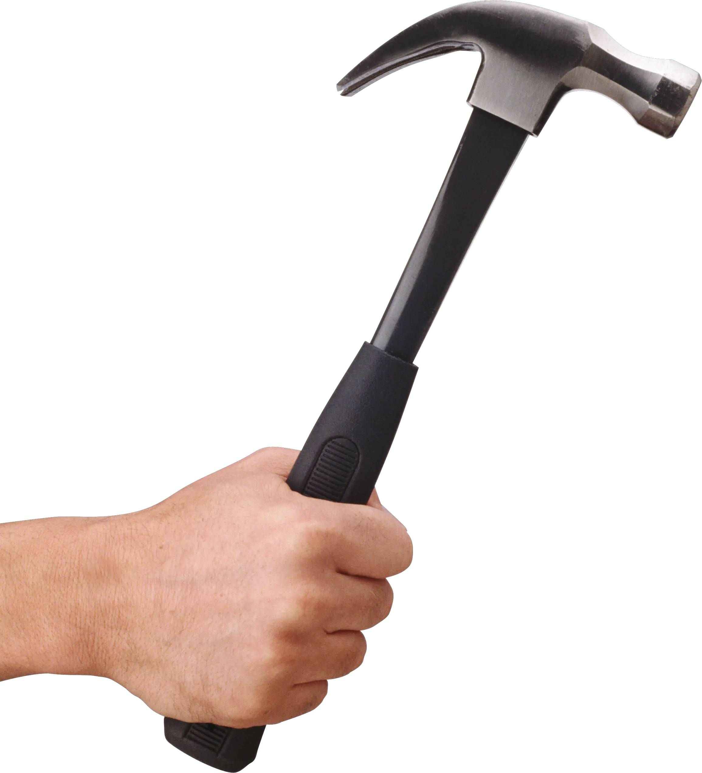 Hammer in hand PNG image