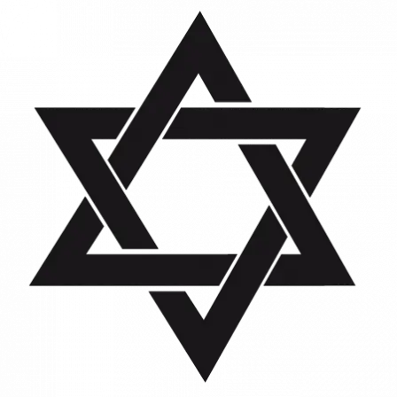Magen David PNG Jewish star PNG