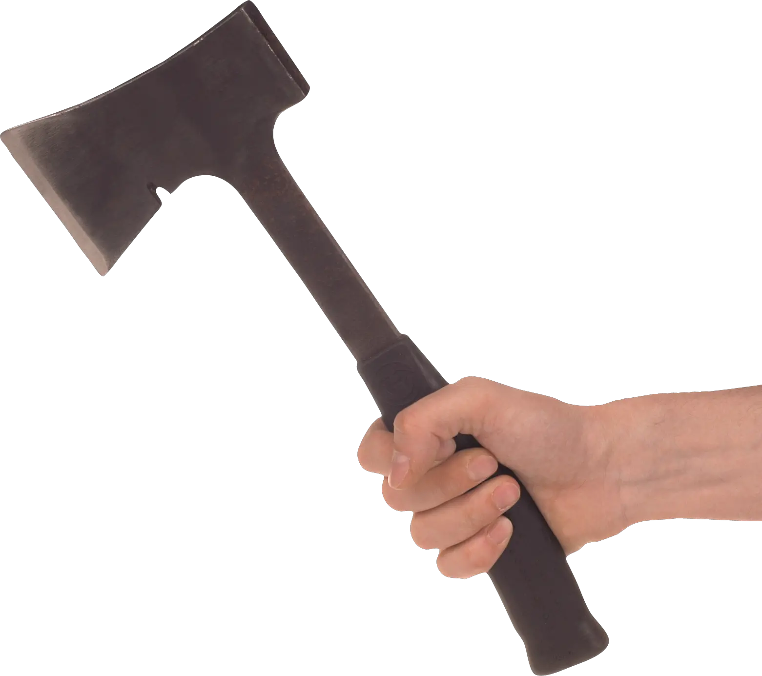 Ax in hand PNG image