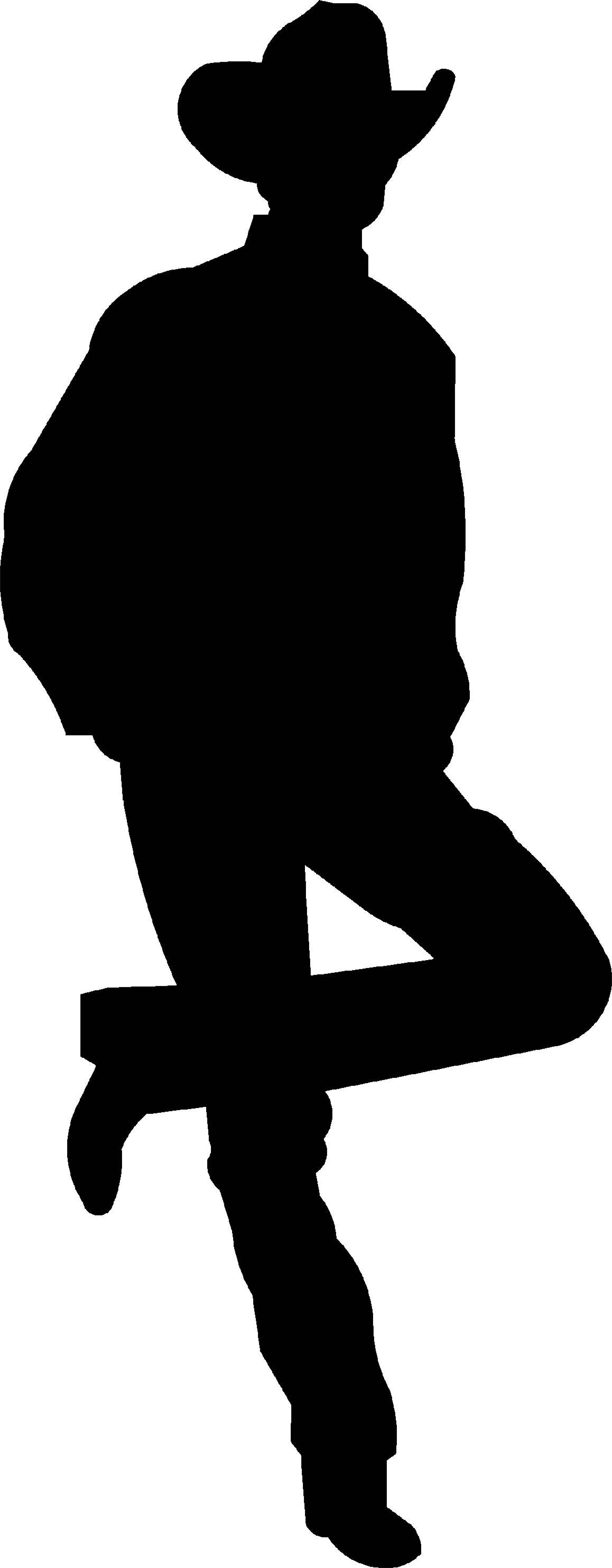 Cowboy silhouette PNG
