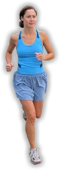 Running girl PNG image