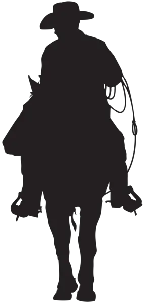 Cowboy silhouette PNG