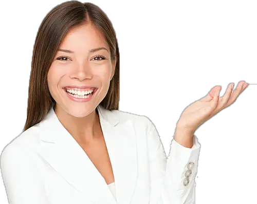 Thinking girl PNG