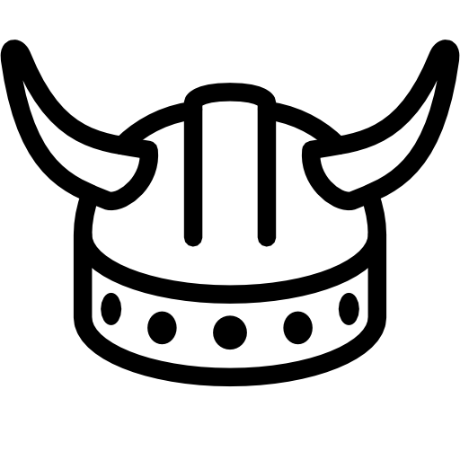Viking helmet logo PNG