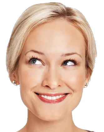 Thinking woman PNG