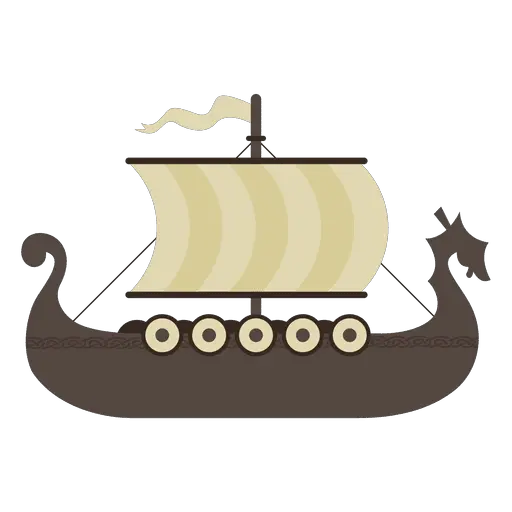 Viking ship PNG