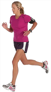 Running woman PNG image