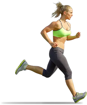 Running woman PNG image