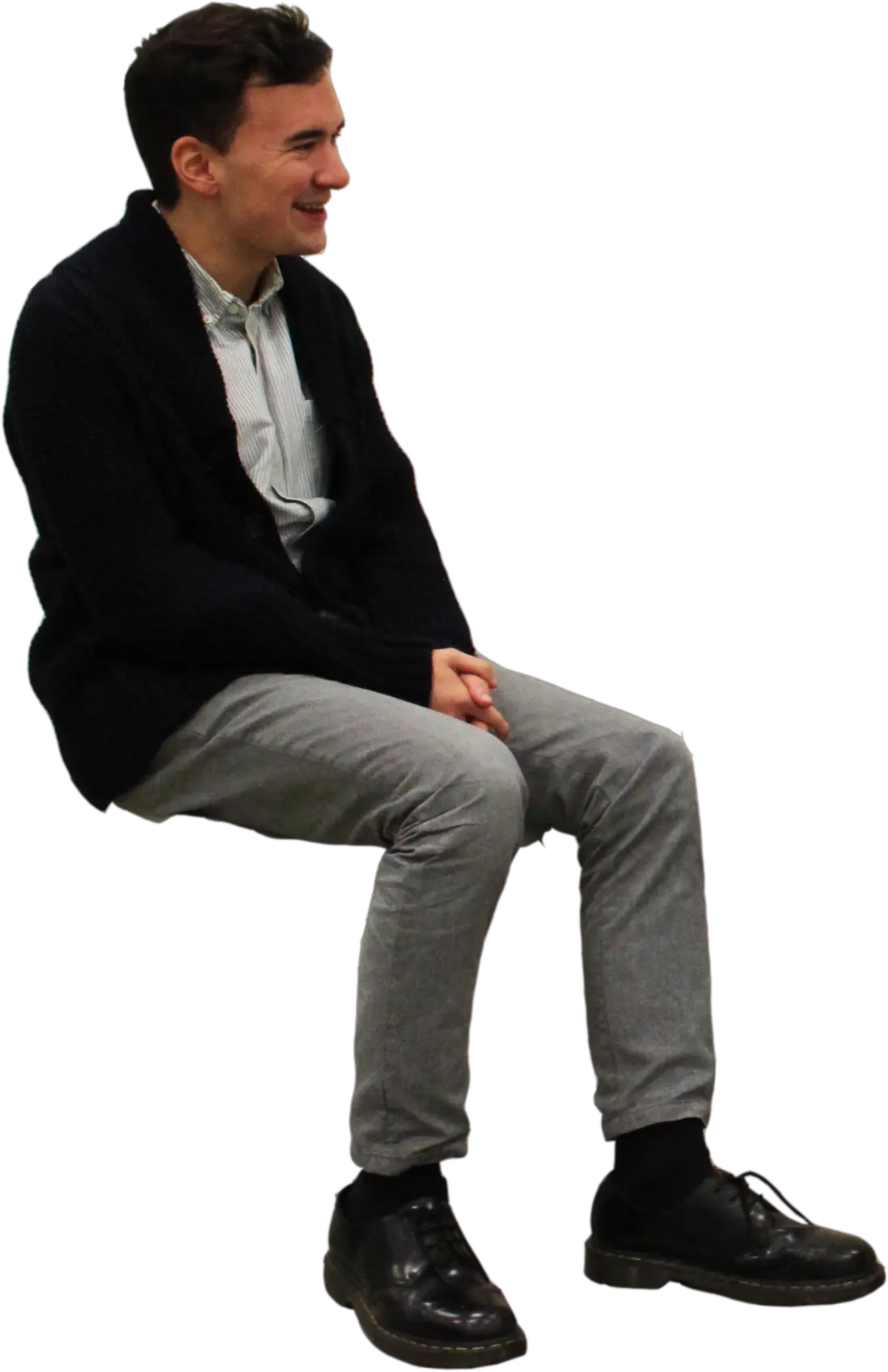 Sitting man PNG