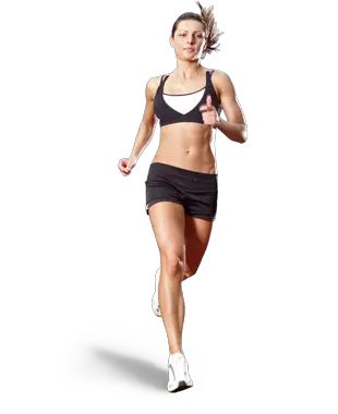 Running girl PNG image