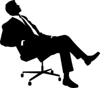 Sitting man PNG