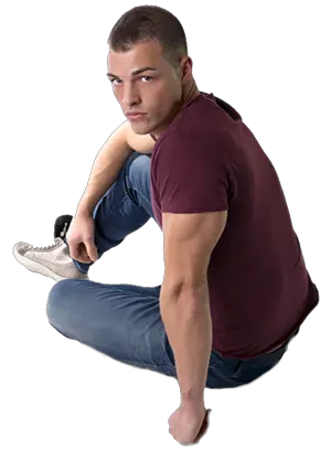 Sitting man PNG