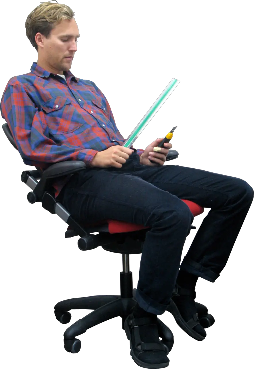 Sitting man PNG