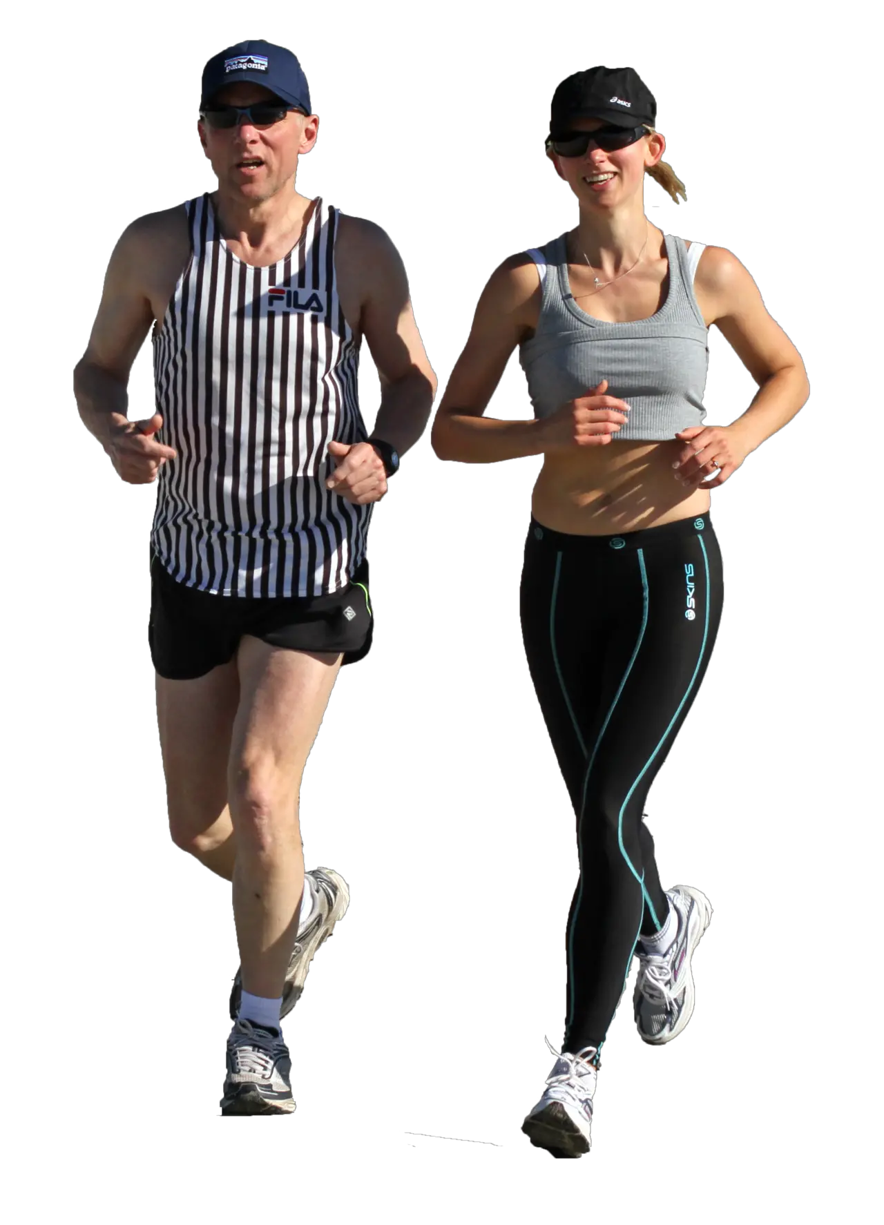 Running people PNG image