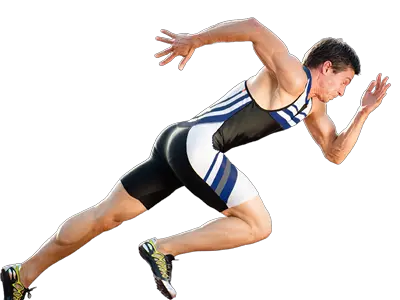 Runner man PNG image