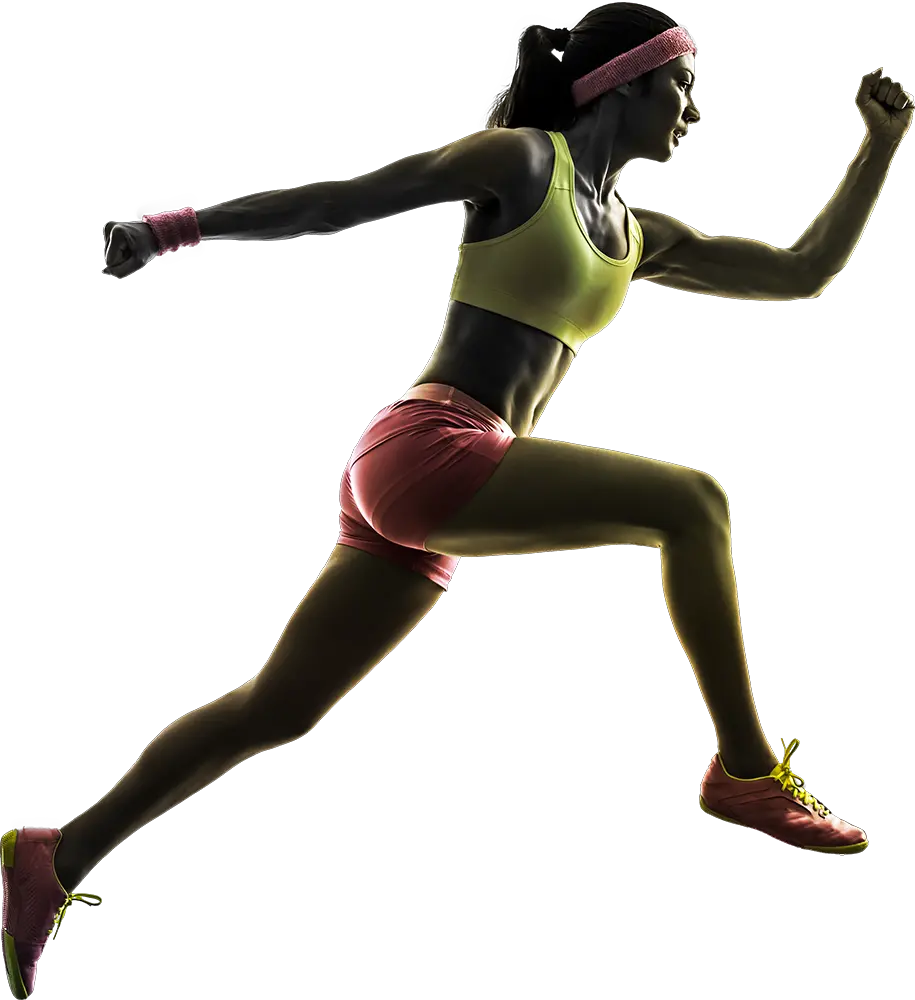 Running girl PNG image