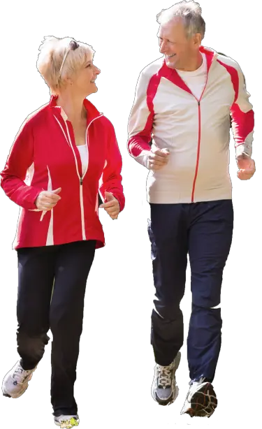 Running people PNG image