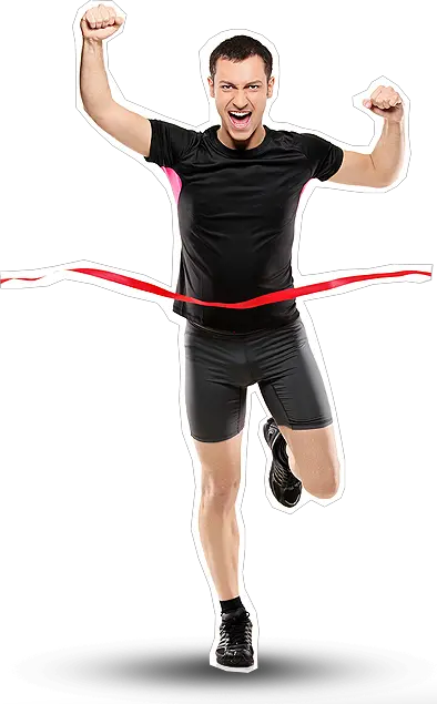 Runner man PNG image