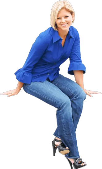 Sitting woman PNG