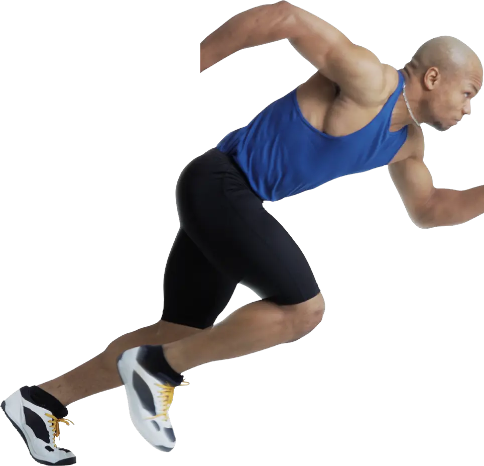 Runner man PNG image