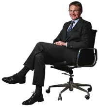 Sitting businessman PNG