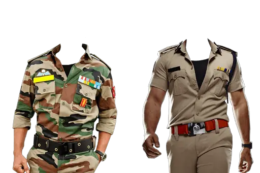 policeman frame suit PNG