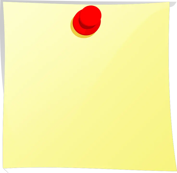 Sticky note PNG
