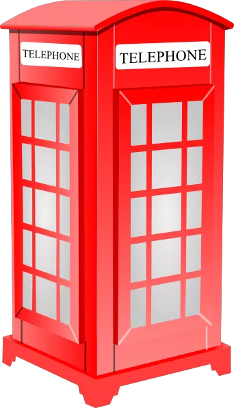 Telephone booth PNG