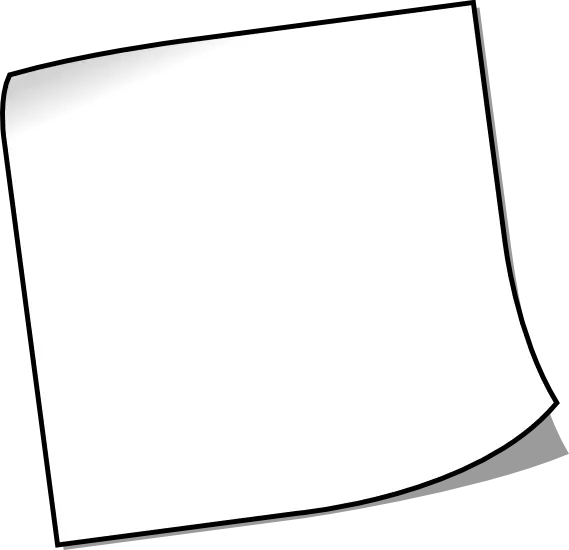 Sticky note PNG